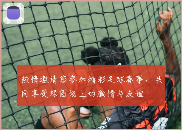 热情邀请您参加精彩足球赛事，共同享受绿茵场上的激情与友谊